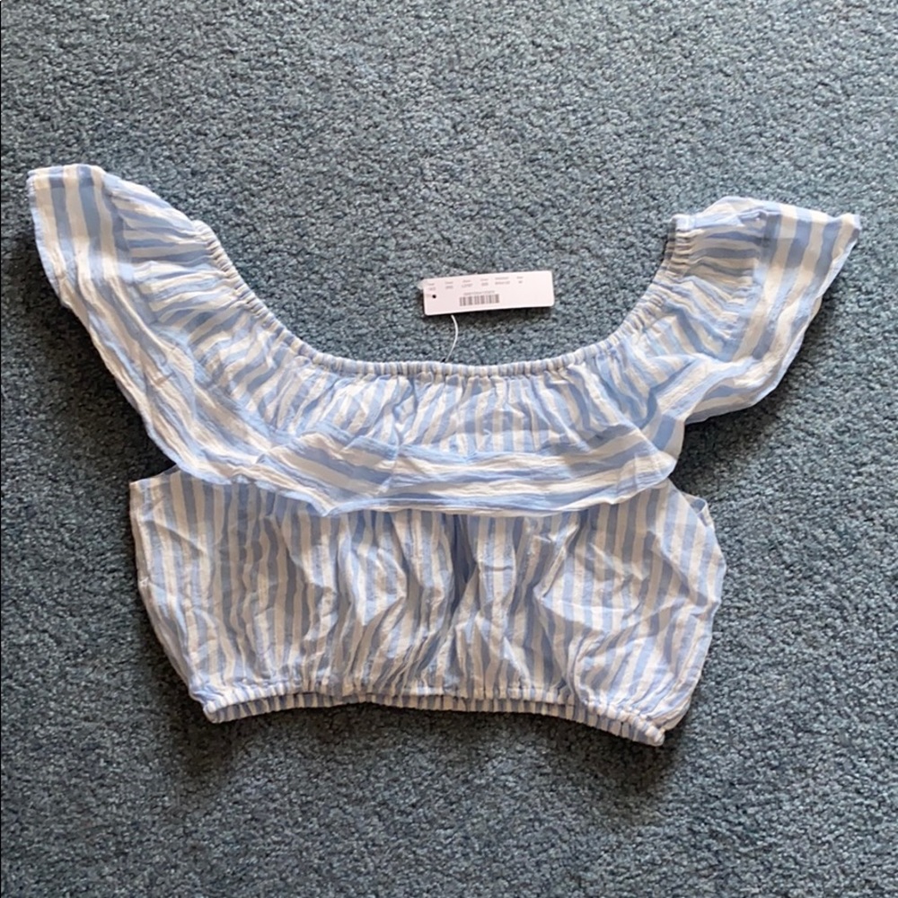 J Crew Crop Top swimsuit cover up